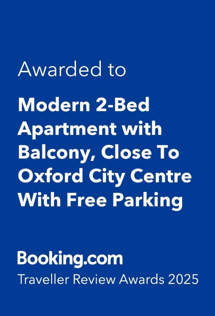 Modern 2-bed With Balcony, Close To Centre With Free Parking Appartement Oxford